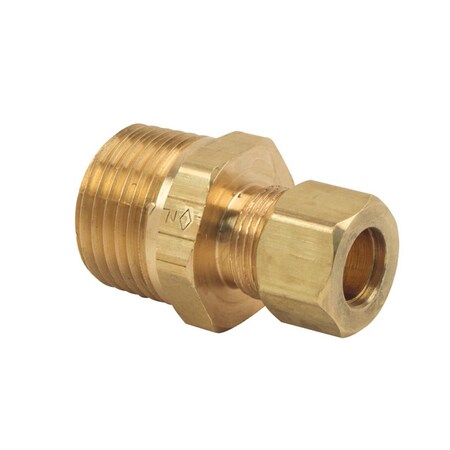 Thrifco Plumbing No. 68-C 3/8 Inch x 1/2 Inch Lead-Free Brass Compression MIP Adapt 4401092